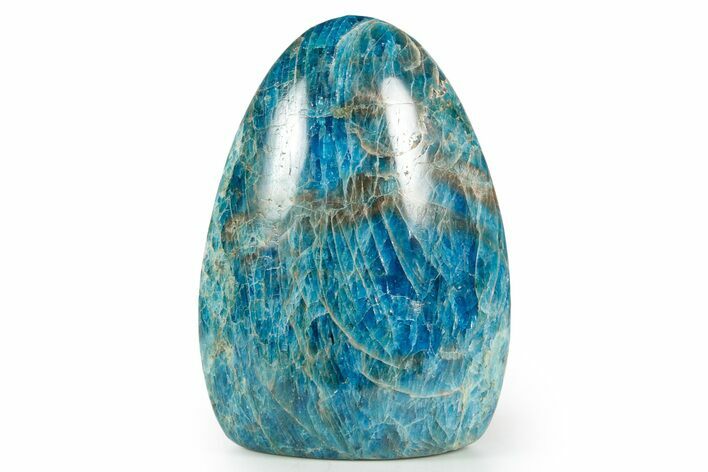Free-Standing, Polished Blue Apatite - Madagascar #361983